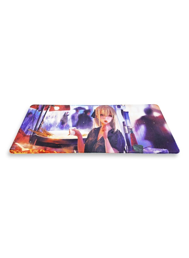 Large Extended Gaming & Office Mousepad 70cmx30cmx2mm with Non-Slip Rubber Base , Smooth Surface for Precise Control, Durable & Comfortable for Keyboard and Mouse Setup , Ideal for Gamers & Professionals - Image 4