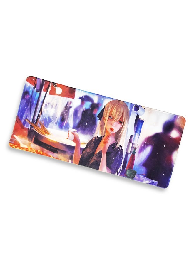 Large Extended Gaming & Office Mousepad 70cmx30cmx2mm with Non-Slip Rubber Base , Smooth Surface for Precise Control, Durable & Comfortable for Keyboard and Mouse Setup , Ideal for Gamers & Professionals - Image 5