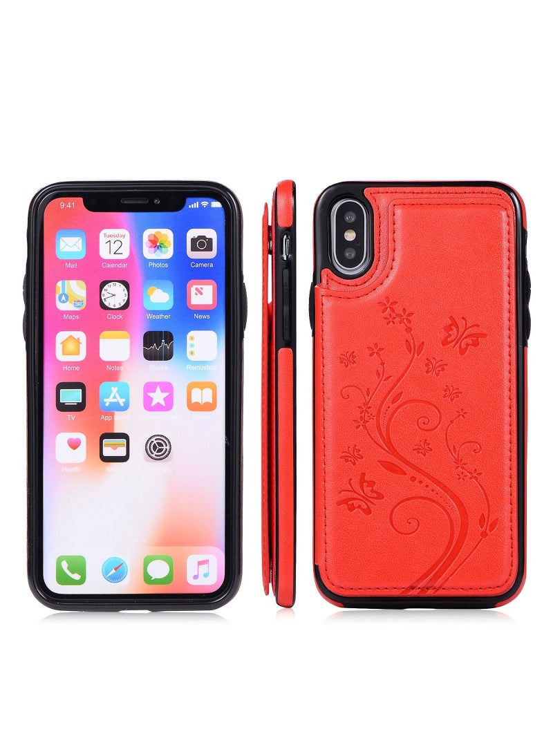 Loquat Suitable For iPhone Flip Butterfly Embossed Case - Image 2