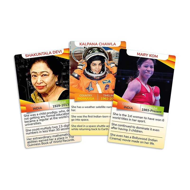 Kaizen MicroLessons Card Game Kid Smart Cards. (Greatest Women Ever) - Image 5