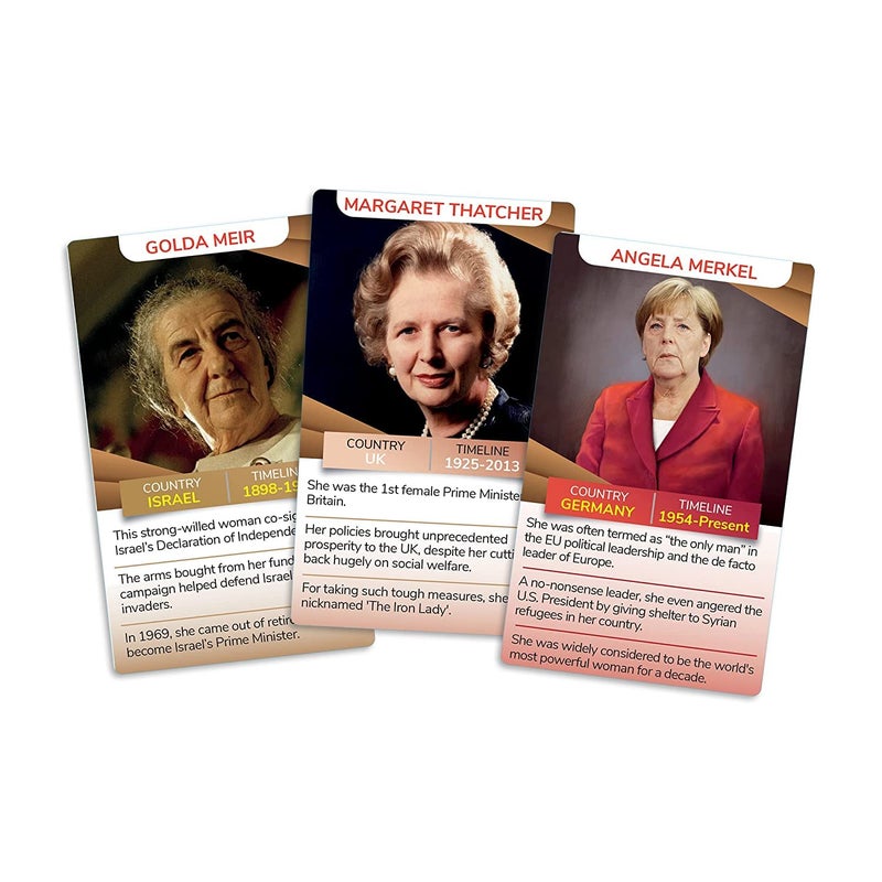 Kaizen MicroLessons Card Game Kid Smart Cards. (Greatest Women Ever) - Image 3