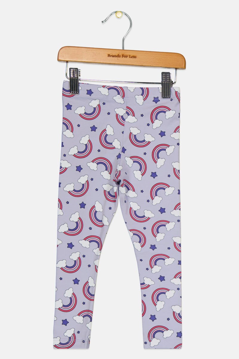 NAME IT Basic Needs By Name It Toddlers Girl Graphic Print Pull On Leggings, Multicolor - Image 2