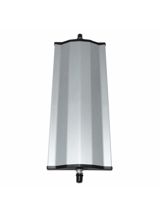 TRQ West Coast Mirror Manual 16 x 6.5 Inch Aluminum Convex Glass Pair Set Compatible with HD Semi Truck - Image 3