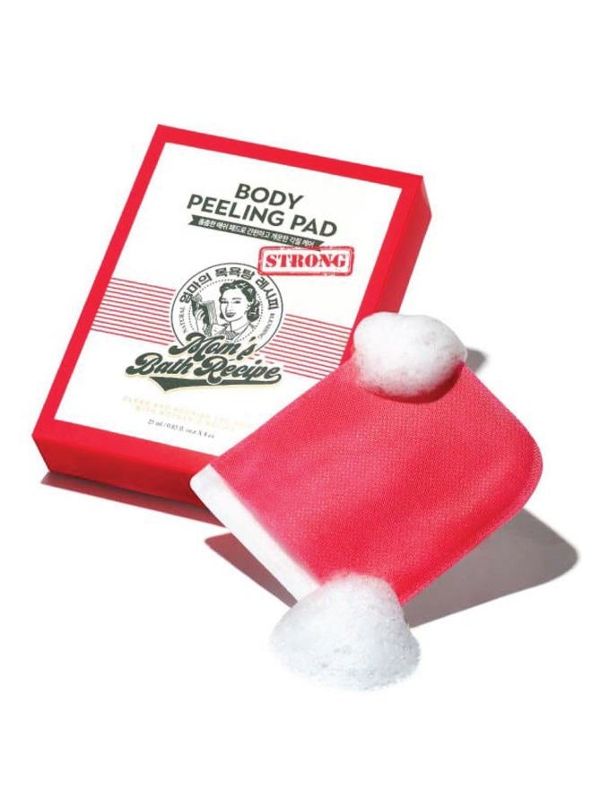 Moms Bath Recipe Body Peeling Pad Strong, All in One Bubble Body Wash & Scrub Gloves with Kelp & Biotics, Intense Exfoliating Mitts for Dead Skin Cells, Goosebumps and Scaly Skin, 8 Sheets - Image 1