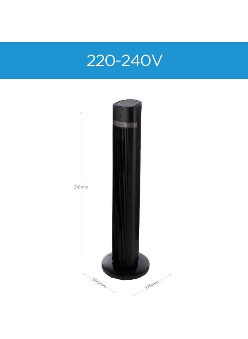 Midea Tower Fan With Multifunction Remote Control 45 W FZ1018TRB Black - Image 2