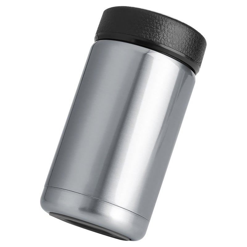 KAXIFEI Stainless Steel Vacuum Thermal Insulated Travel Mug Bottle Flask Coffee Cup Sliver - Image 3