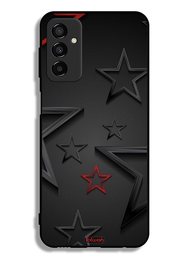 Tolwak Samsung Galaxy F23 Protective Case Cover Stars Pattern - Image 2