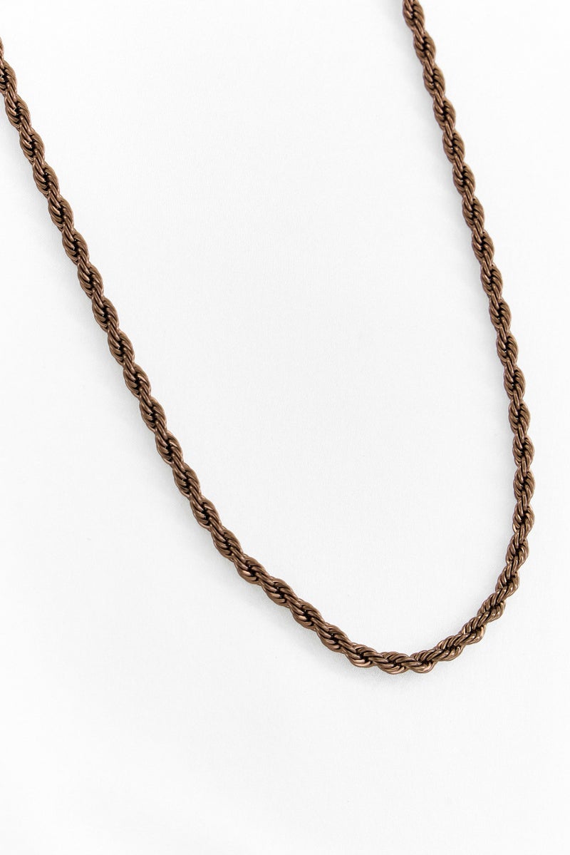 ALEX AND ANI Women Rope Chain Necklace, Brown  - Image 1