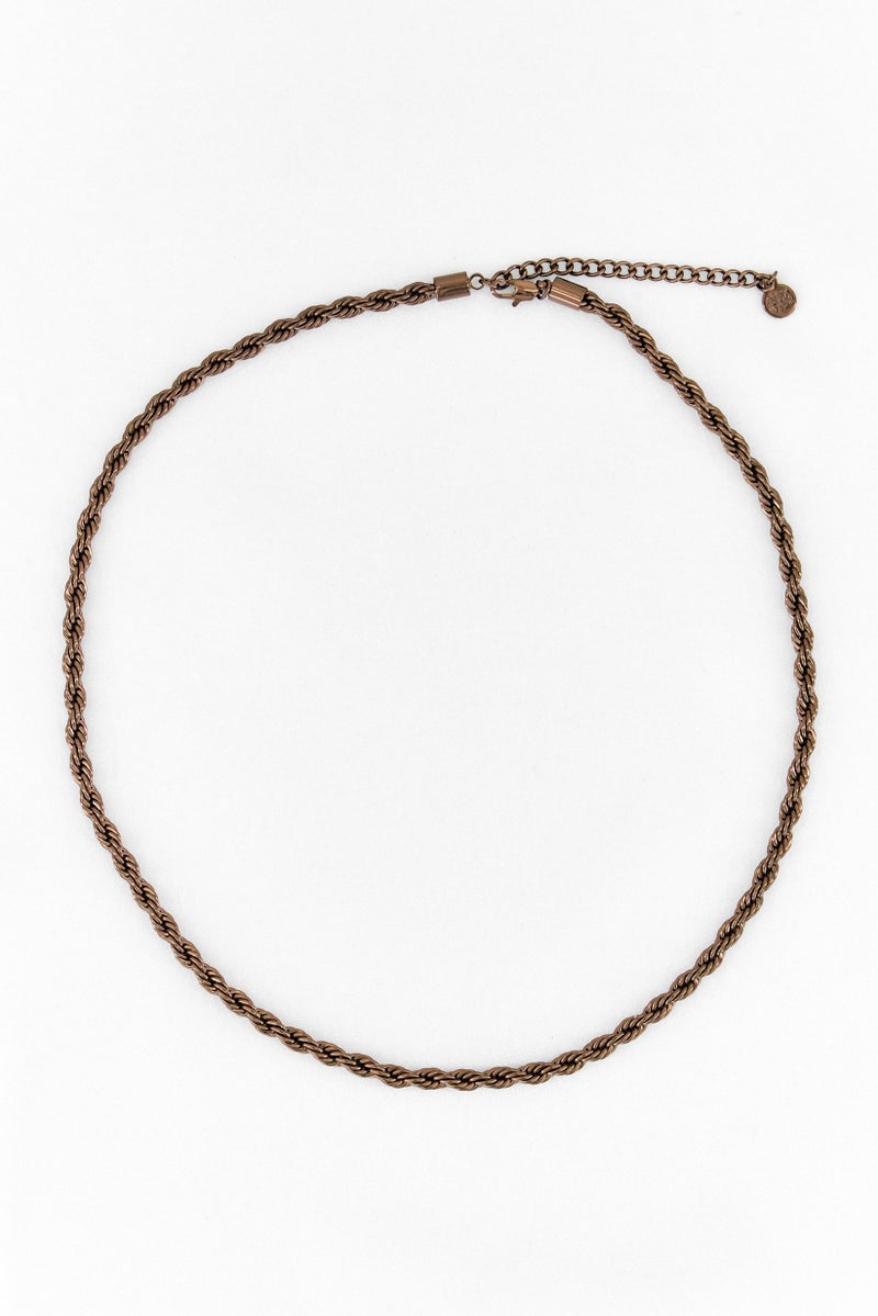 ALEX AND ANI Women Rope Chain Necklace, Brown  - Image 2