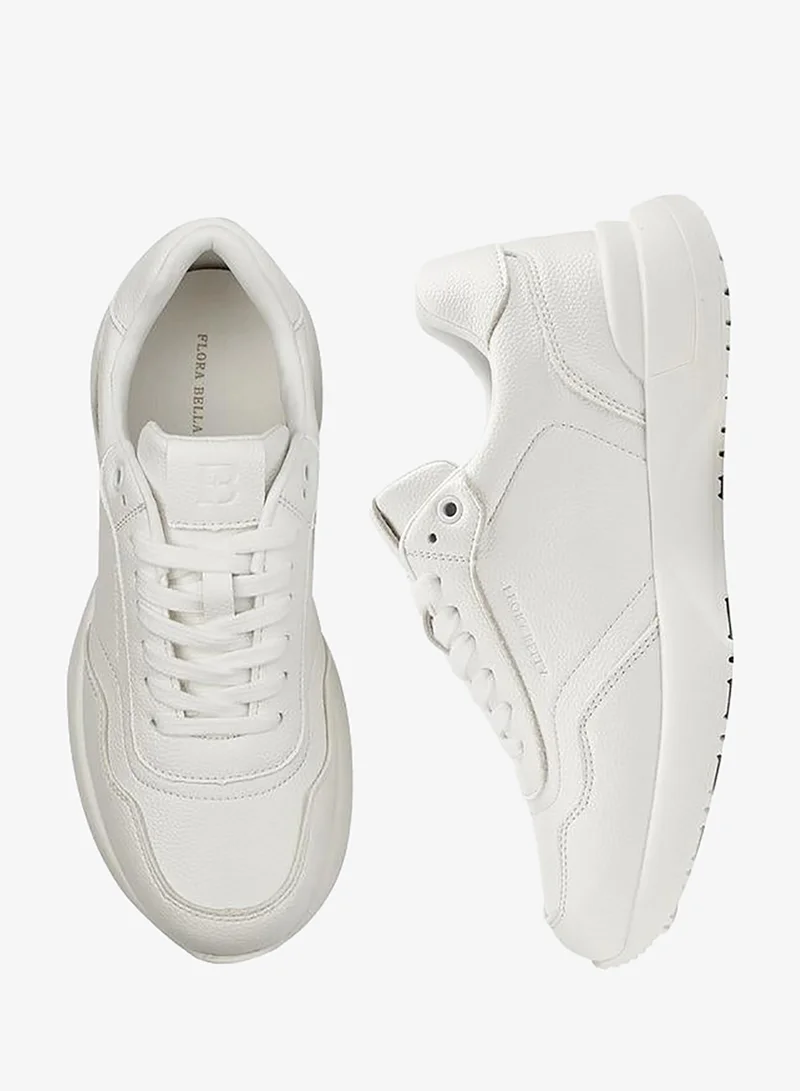 Panelled Lace-Up Sneakers