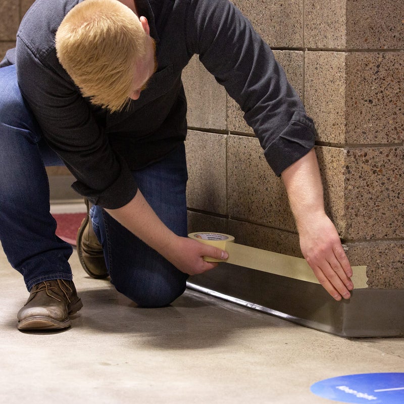 3M Masking Tape 2307, Tan Color, General Purpose, Rubber Adhesive, Crepe-Paper Backing, 24 mm x 55 m, 5.2 mil, 1 Roll - Image 5