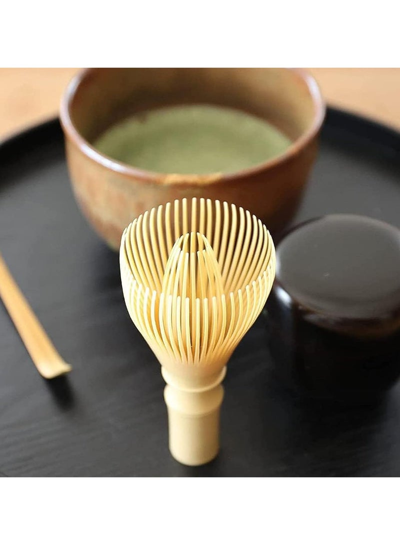 Dominy 5pcs Matcha Set with Traditional Starter Set, Matcha Whisk Set for Tea Lovers, Matcha Kit Accessories for Whisk, Silicone Matcha Whisk,Traditional Tea Scoop, Matcha Spoon, Stainless Steel Sifter,Mandarin Duck Spoon Stand  - Image 4