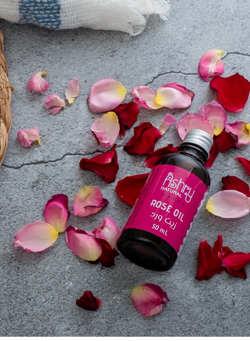 Ashry NATURAL Rose Oil - 50ml 