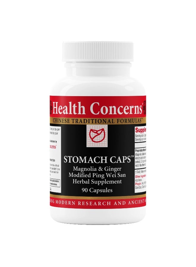 Health Concerns Stomach Caps - Digestion Support - 90 Capsules  - Image 1