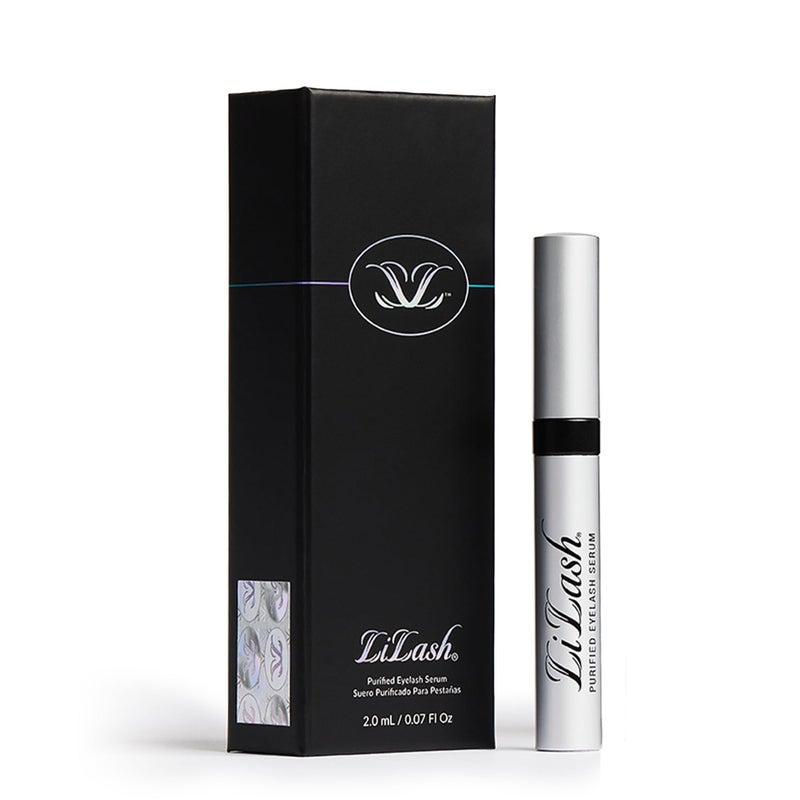 LiLash Purified Eyelash Serum to Grow Longer & Fuller-Looking Lashes - Eyelash Growth Enhancer, Safe for Use with Contacts, Lash Extensions, Sensitive Eyes - Vegan & Cruelty-free (2mL, 90-Day Supply) - Image 1