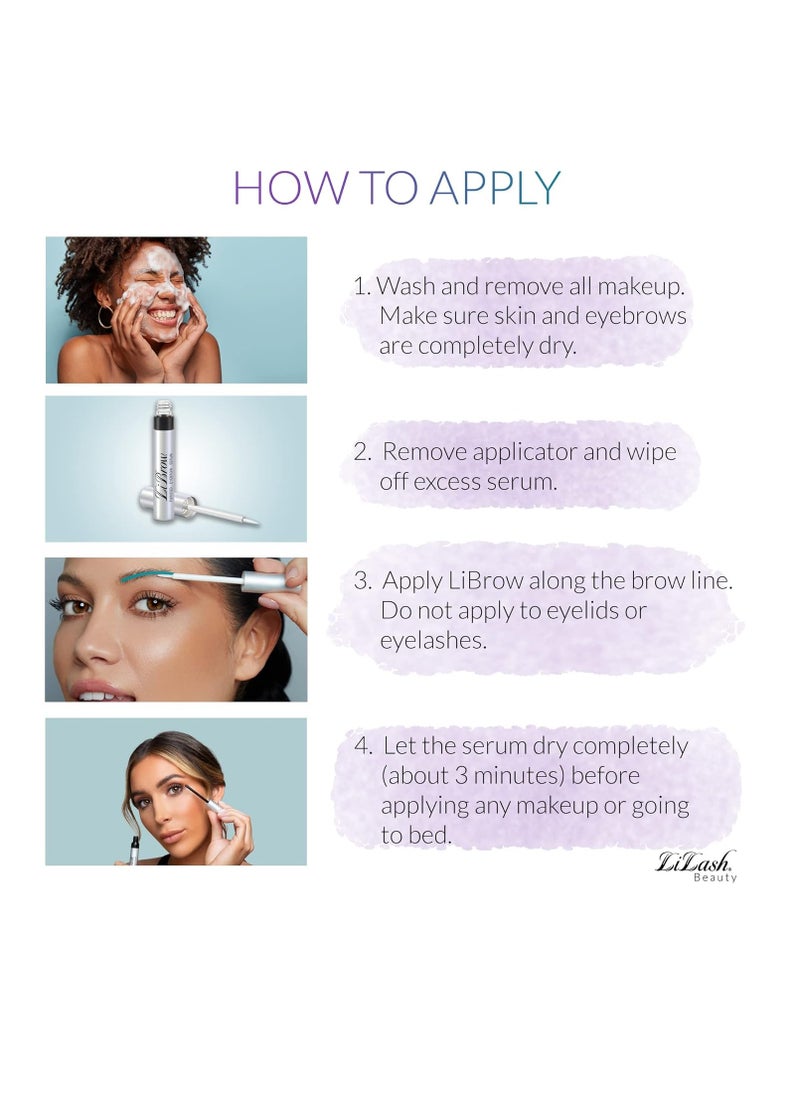 LiLash LiLash Purified Eyelash Physician-Formulated Serum for Fuller & Longer Looking Eyelashes | Natural Eyelash Enhancer Safe for Sensitive Eyes & Contact Lens Wearers | 90-Day Supply (2mL)  - Image 4