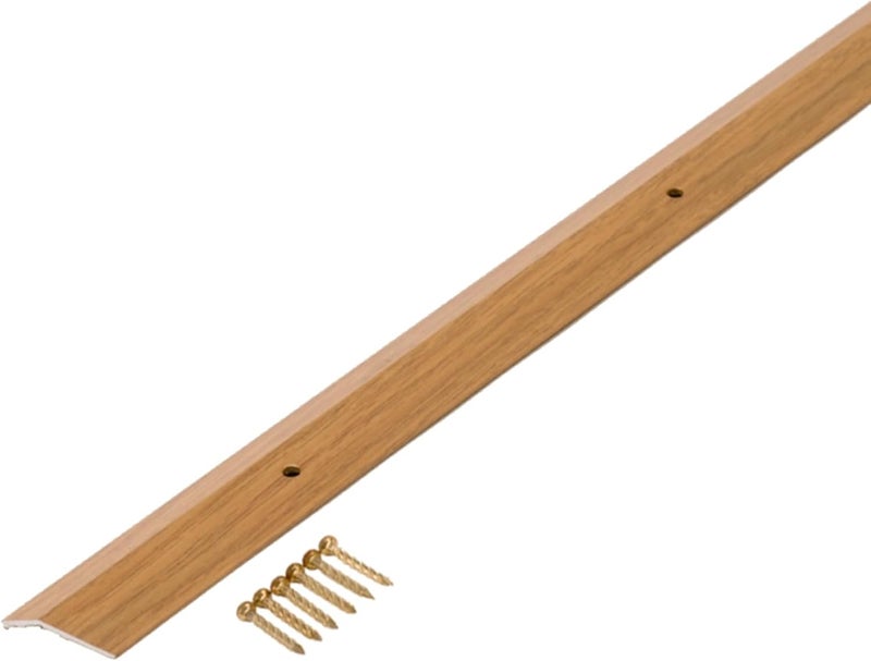 M-D Building Products Wide Carpet Trim - 1-3/8 In W X 36 In L X 0.3 In H, Oak Finish - Image 5