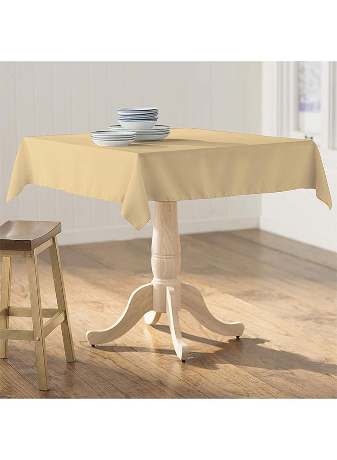 إسكدنيا مفرش طاولة عصري وأنيق من البوليستر كاكي 58 x 58بوصة - Image 2