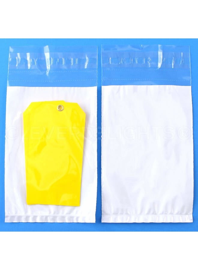 CleverDelights 4" x 6" Clear Front Poly Mailers - 100 Pack - Premium Self-Adhesive Shipping Bags - Image 2