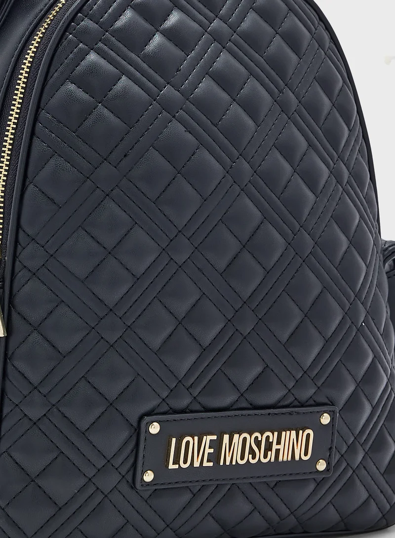 لوف موسكينو BLACK QUILTED PU BLACK QUILTED PU