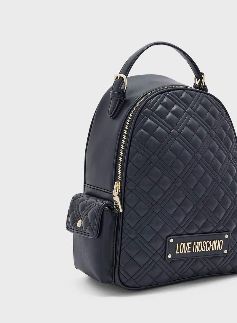 لوف موسكينو BLACK QUILTED PU BLACK QUILTED PU