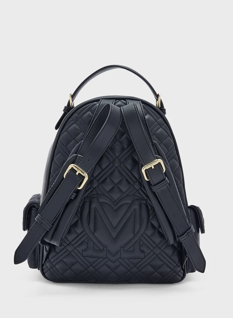 لوف موسكينو BLACK QUILTED PU BLACK QUILTED PU