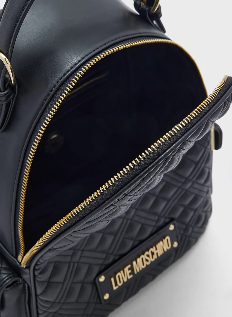 لوف موسكينو BLACK QUILTED PU BLACK QUILTED PU