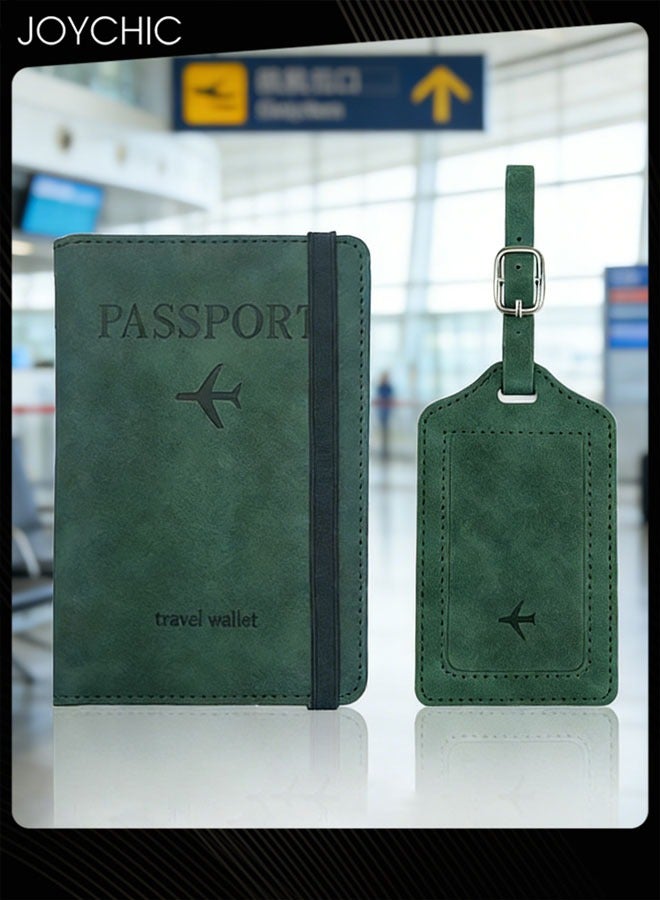 Multi-functional Business Travel Passport Cover Document Protector High-Capacity Card Storage Organizer