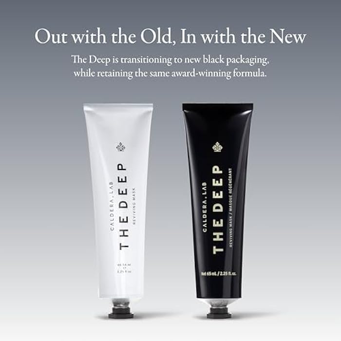 Caldera + Lab The Deep | Men's Organic Hydrating Clay Face Mask for Dry, Sensitive, & Normal Skin – Vegan, Natural & Antioxidant Packed Exfoliating Skincare Facial Treatment - Image 2