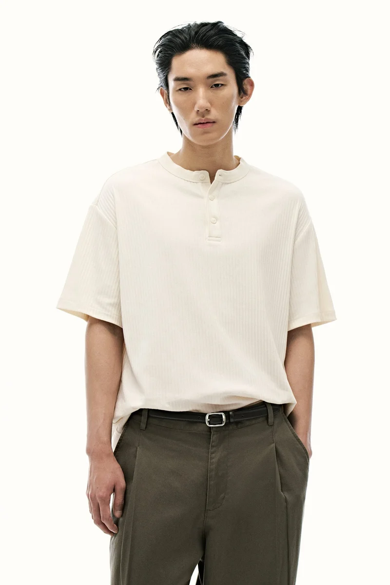 Loose Fit Henley top