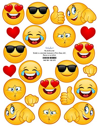 StikArt Removable Emoji Stickers (#1) - Image 5