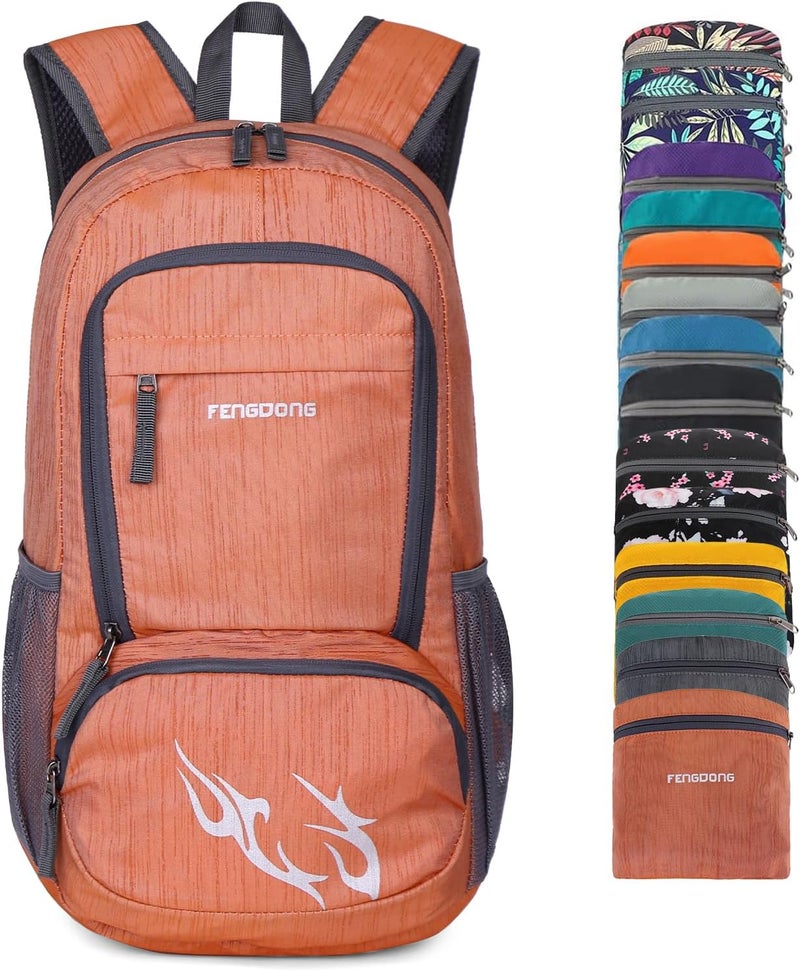FENGDONG 35L Lightweight Foldable Waterproof Packable Travel Small Hiking Backpack Daypack for men women - Image 1