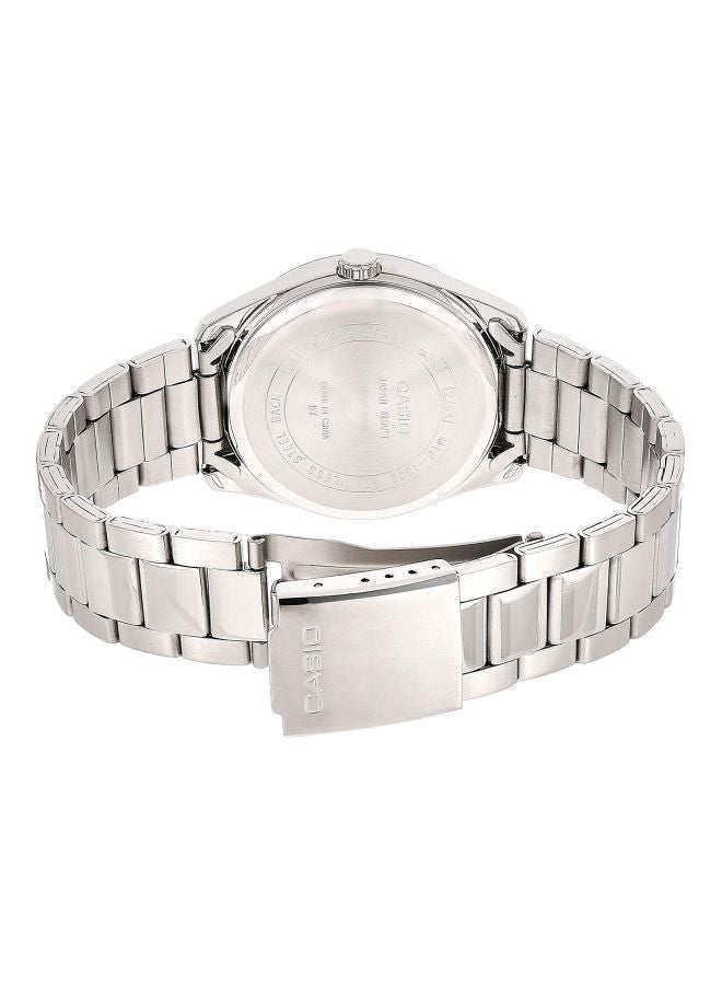 كاسيو مجموعة ساعة بعقارب إنتايسر مقاومة للماء طراز MTP/LTP-1302D-7A2V للجنسين - Image 4