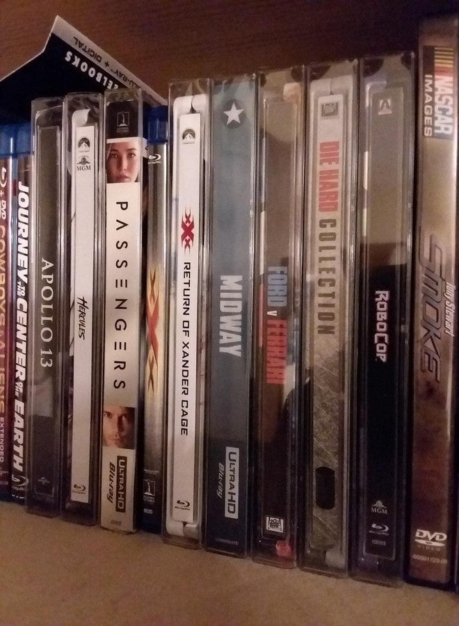 SuperDi 25 STEELBOOK Box Protectors Protective Sleeves Clear Plastic Cases / Covers G2 - Image 2