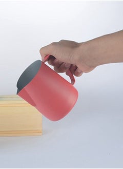 Generic كوب رغوة الحليب سعة 600 مل مصنوع من الفولاذ المقاوم للصدأ مع ألوان للقهوة  - Image 2