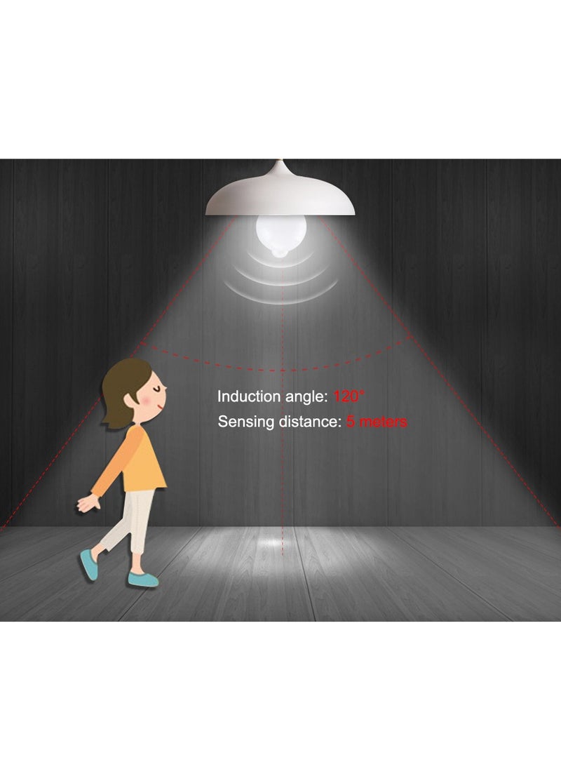 Infrared sensor bulb Smart LED bulb Corridor energy-saving sensor LED bulb E27 screw universal bulb