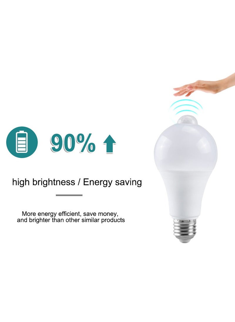 Infrared sensor bulb Smart LED bulb Corridor energy-saving sensor LED bulb E27 screw universal bulb