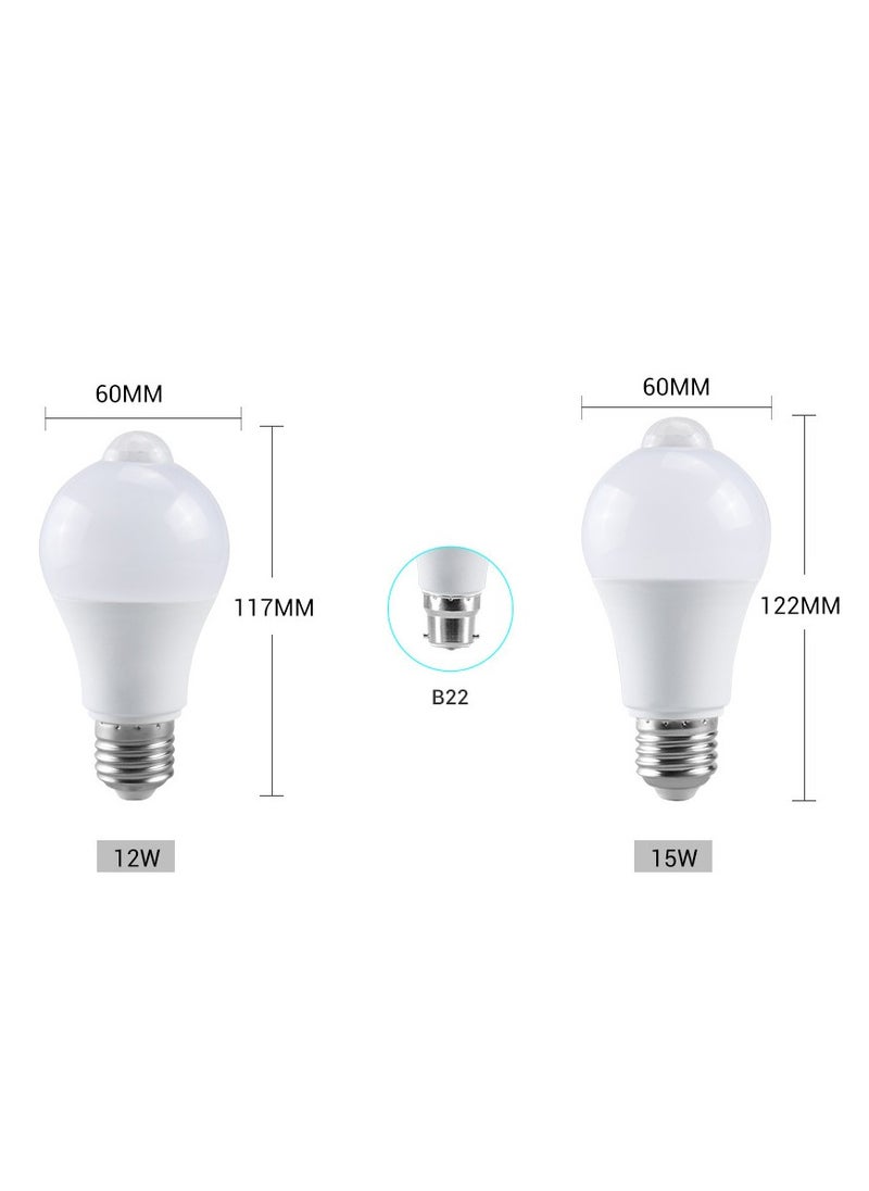 Infrared sensor bulb Smart LED bulb Corridor energy-saving sensor LED bulb E27 screw universal bulb