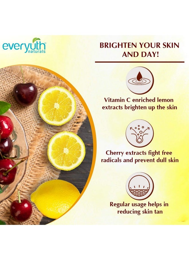 Everyuth - Naturals Brightening Lemon & Cherry Face Wash 150Gm Tube - Image 1