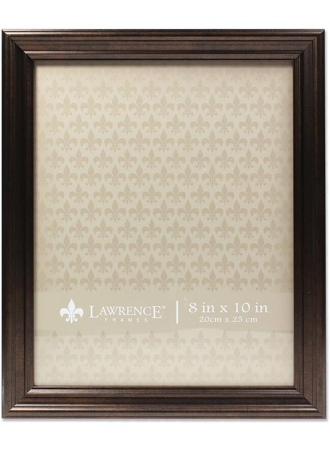 Lawrence Frames Frames 535580 Bronze 8x10 Classic Detailed Oil Rubbed Picture Frame  - Image 1