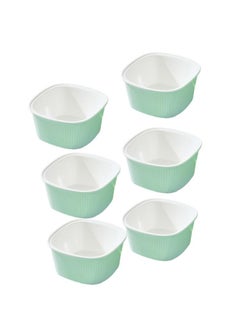 Bluejw Ramekins For Creme Brulee, Porcelain Ramekins Oven Safe, Classic Style Ramekins For Baking, Souffle Ramekins Bowls, Set Of 6  - Image 2