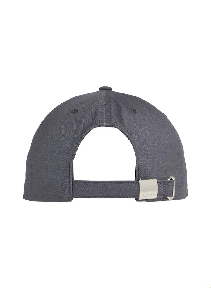 CALVIN KLEIN Men's Twill Cap -  organic cotton twill, Grey
