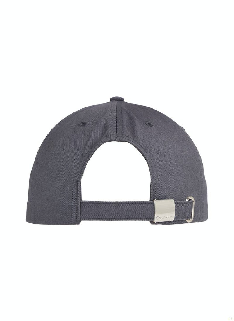 CALVIN KLEIN Men's Twill Cap -  organic cotton twill, Grey  - Image 3