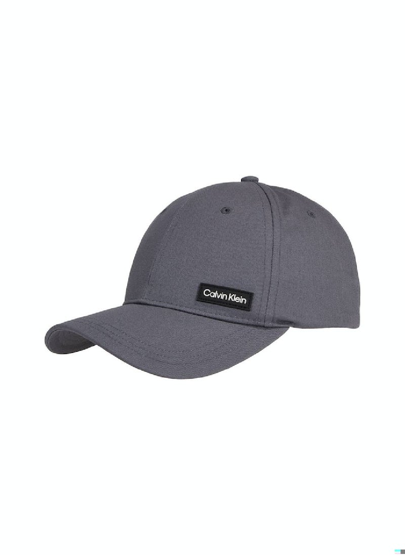 CALVIN KLEIN Men's Twill Cap -  organic cotton twill, Grey  - Image 2
