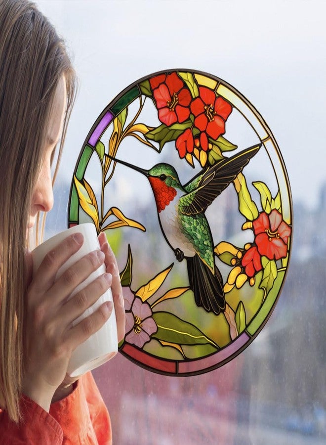 Yangshine 4 Sheets Anti-Collision Window Clings,Birds Alert Collision Window Decals Bird Butterfly Sunflower Cling Decor Static Deterrent Decal Prevent Bird Strikes on Doors Windows - Image 5