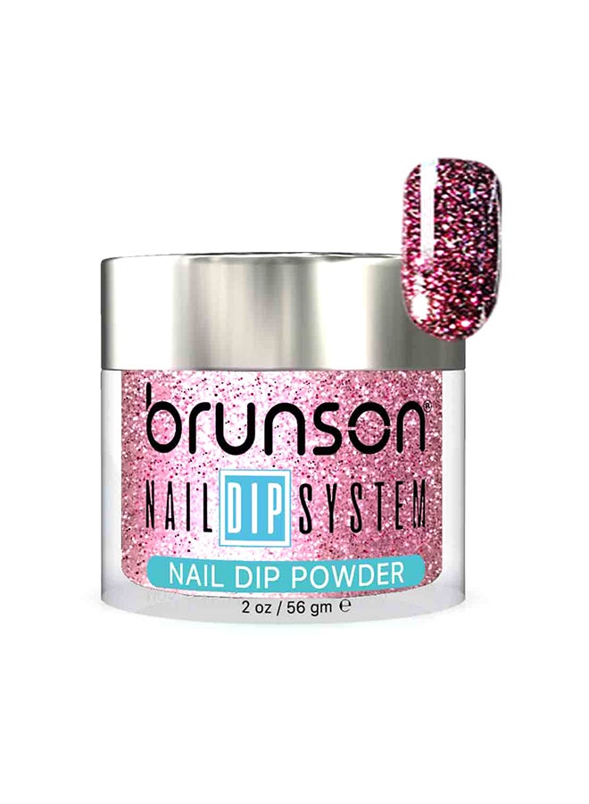 Nail Dip Powder Dip And Buff System Color 56gm, French Nail Art Starter Manicure Salon DIY At Home Odor Free And Long Lasting No Needed Nail Lamp Curing BDG023