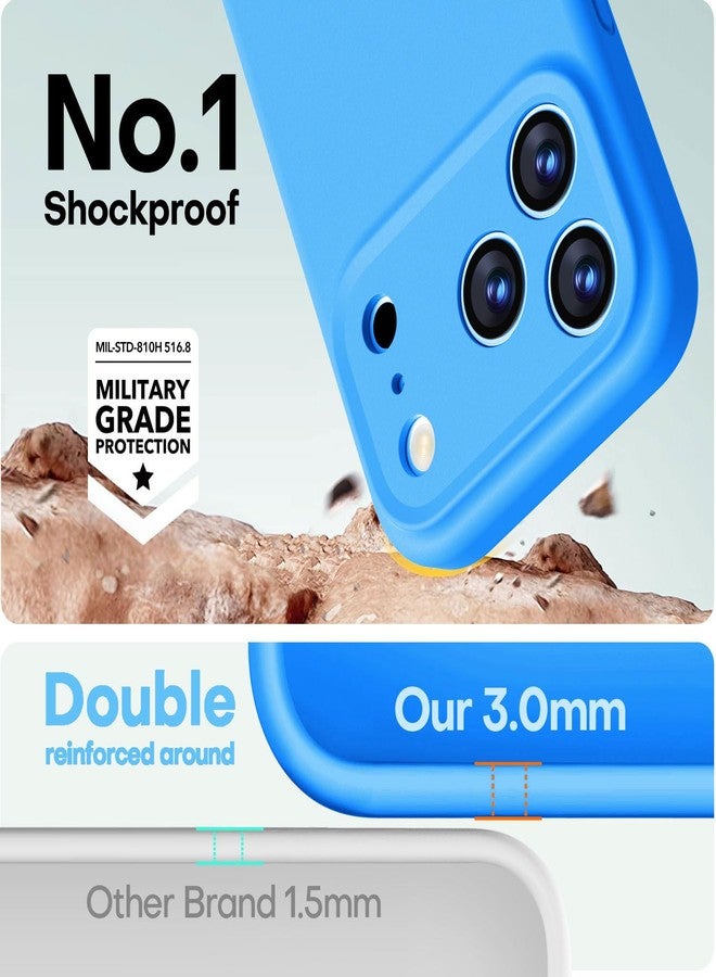 LOVE 3000 Compatible with i17 Pro Silicone Magnetic Phone Case (Blue) - Image 3