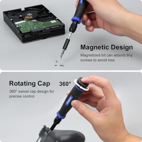 STREBITO Precision Screwdriver Set 153 in 1 Small Magnetic Screwdriver Set with Case, Electronic Repair Tool Kit for Computer, Laptop, iPhone, Macbook, PC, PS5, Xbox Controller, RC, Jewelers, Glasses - Image 3