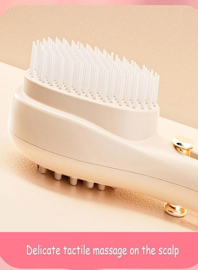 INSECTRA Self-Cleaning Anti-Static Massage Comb, Self Cleaning Hair Brush, Massage Comb For Hair, Retractable Rotary Lift Self-Cleaning Comb, Women's Hair Styling Tool - Image 3