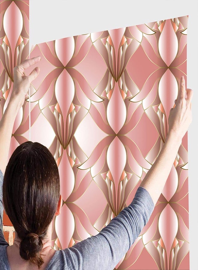 WALL DECOR Floral Decor Wallpaper Multicolor Wall Sticker for Home D�cor, Living Room, Bedroom, Hall, Kids Room, Play Room(Self Adhesive Vinyl, Waterproof Model DW050) (16 X 90 INCH) - Image 4